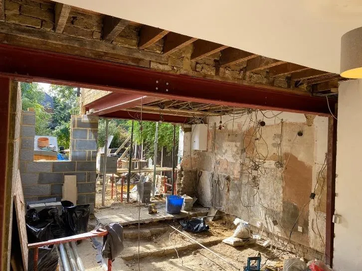 New build side extension in Canterbury